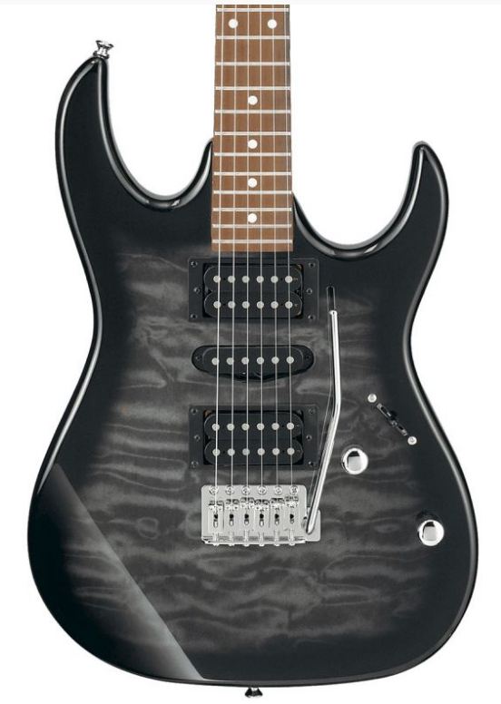 Ibanez GRX70QA TKS GIO Guitarra Eléctrica Transparent Black Sunburst 2