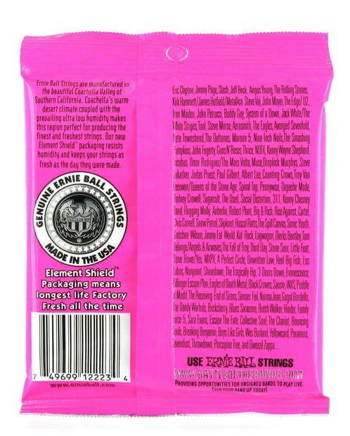 Ernie Ball 2223 Nickel Entorchadas Super Slinky Juego Cuerdas Eléctrica 009-042 2