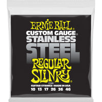 Ernie Ball 2246 Stainless Steel Regular Slinky Juego Cuerdas Eléctrica 010-046 1