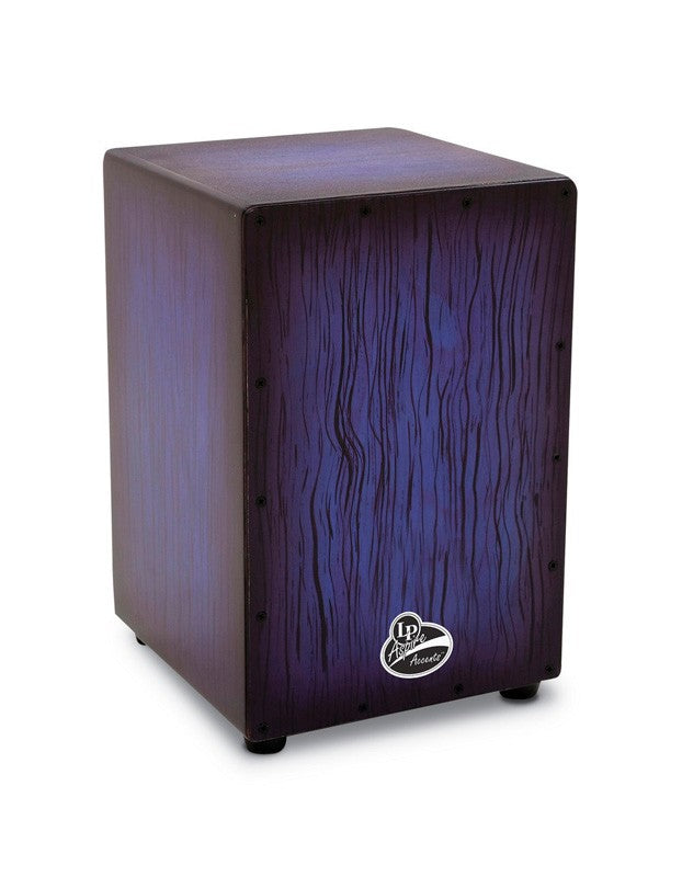 Latin Percussion LPA1332 BBS Aspire Accent Cajón Blueburst Streak 1