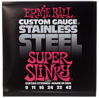 Ernie Ball 2248 Stainless Steel Super Slinky Juego Cuerdas Eléctrica 009-042 1