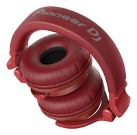 Pioneer DJ HDJ-CUE1BT-R Auriculares Bluetooth para DJ Rojo Mate 3