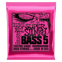 Ernie Ball 2824 Slinky Round Juego 5 Cuerdas Bajo 040-125 1