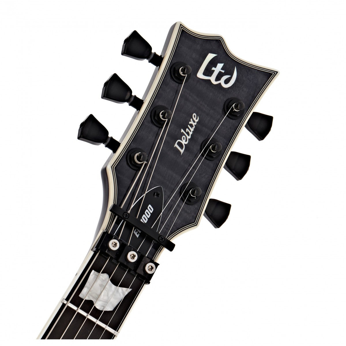 ESP LTD EC1000FR STBLK Guitarra Eléctrica See Thru Black 8