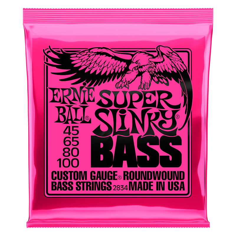 Ernie Ball 2834 Slinky Super Juego Cuerdas Bajo 045-100 1