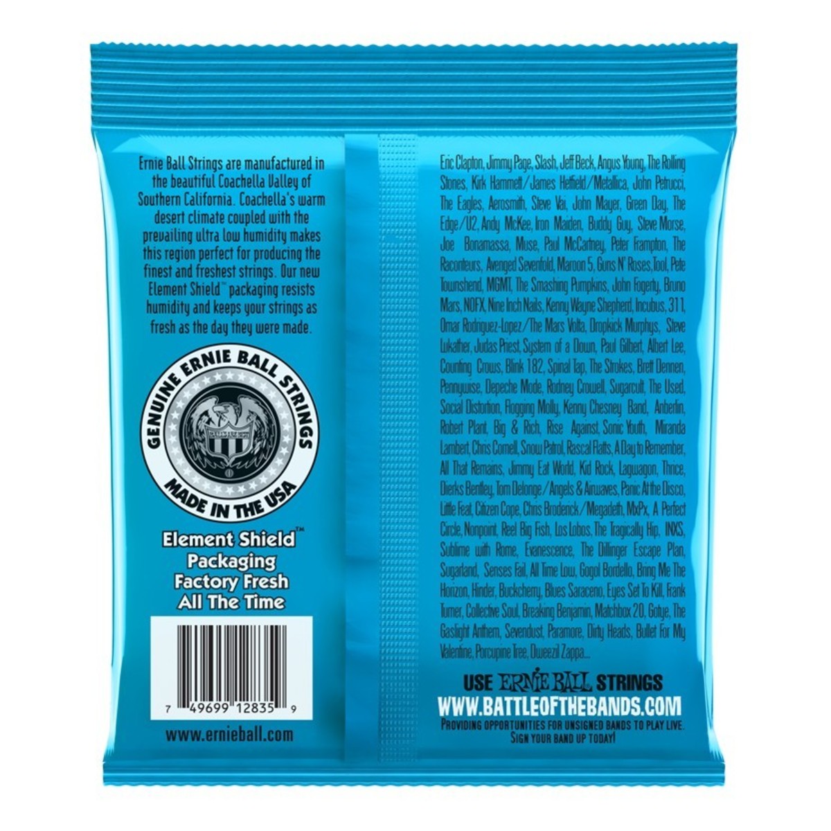 Ernie Ball 2835 Entorchadas Slinky Juego Cuerdas Bajo 040-095 2