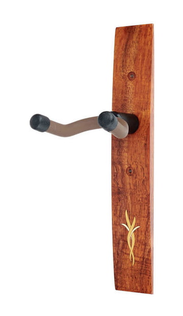 Taylor 70205 Guitar Hanger Koa Soporte Pared Guitarra con Incrustación Bouquet 3