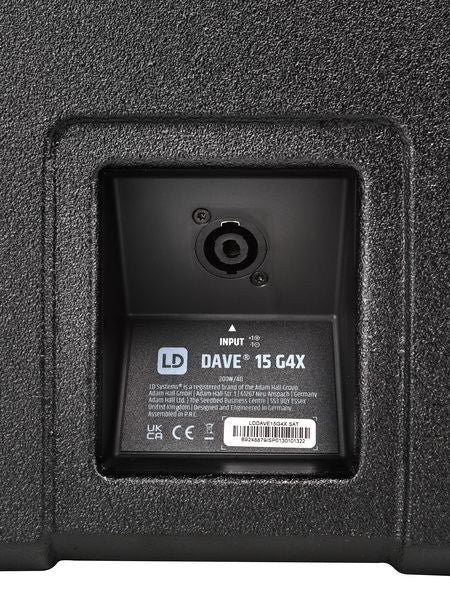 LD Systems DAVE 15 G4X Sistema Compacto de PA Activo 11