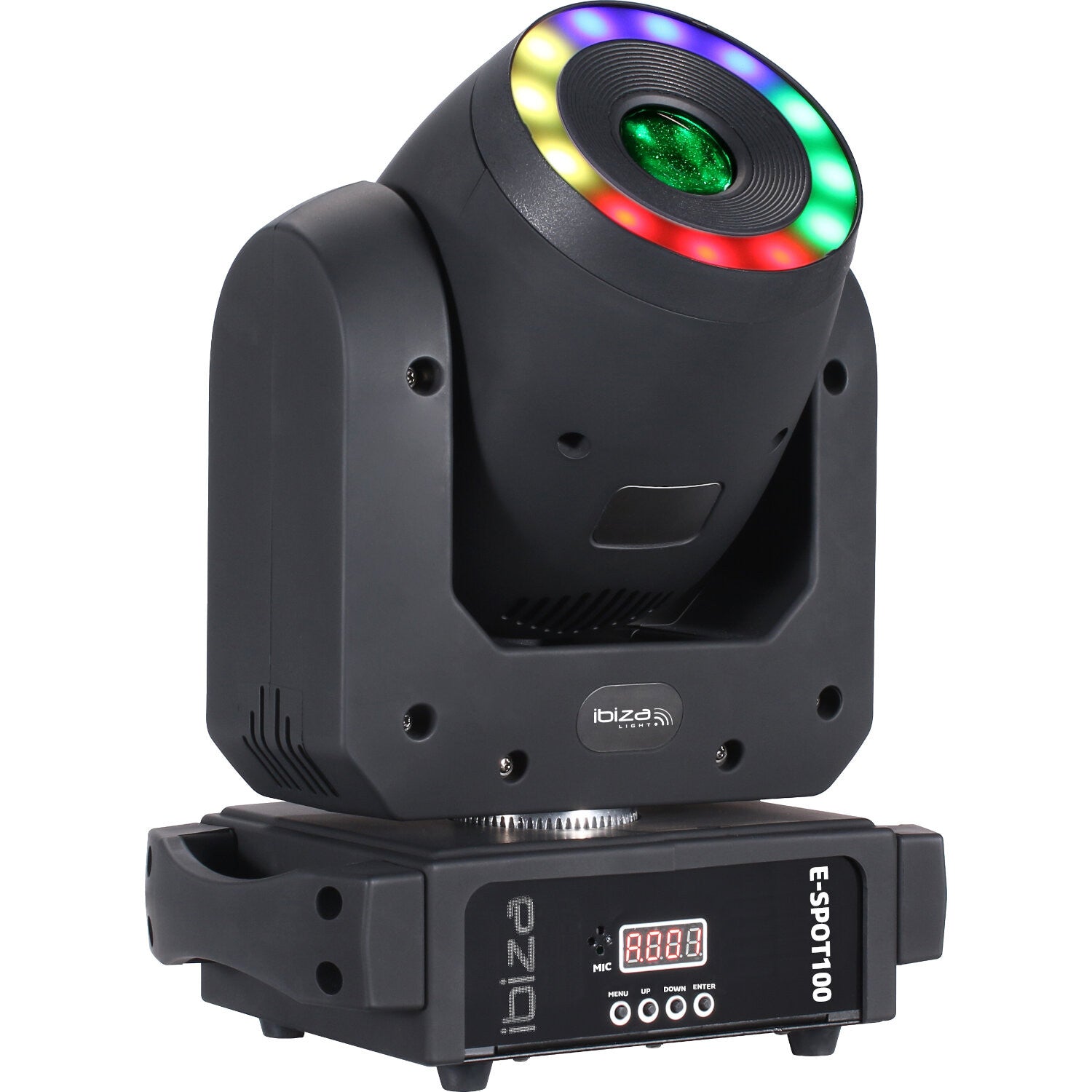 Ibiza Light E-Spot100 Cabeza Móvil de Led Spot100W y Anillo RGB 1