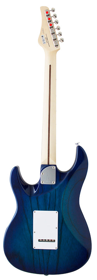 Fujigen EOS-ASH-M-SBB Odyssey Expert Guitarra Eléctrica See Thru Blue Burst 2