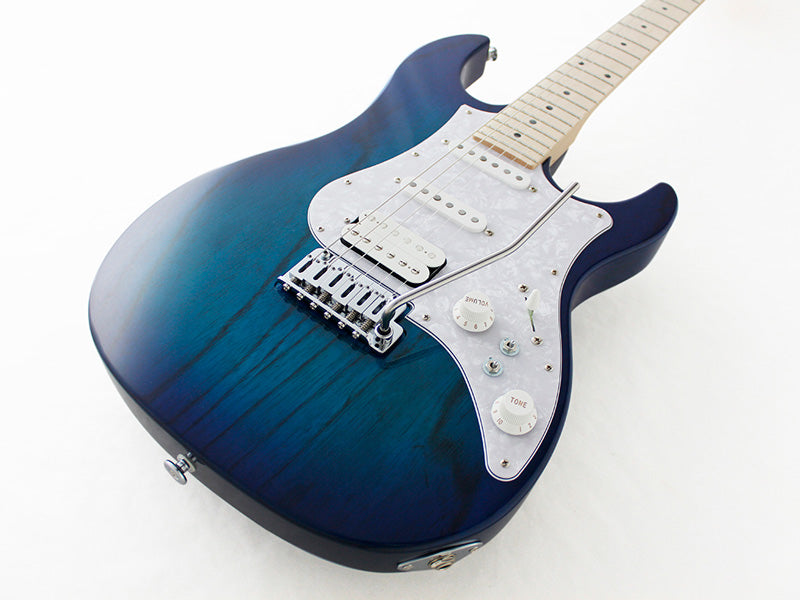 Fujigen EOS-ASH-M-SBB Odyssey Expert Guitarra Eléctrica See Thru Blue Burst 3