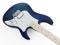 Fujigen EOS-ASH-M-SBB Odyssey Expert Guitarra Eléctrica See Thru Blue Burst 4