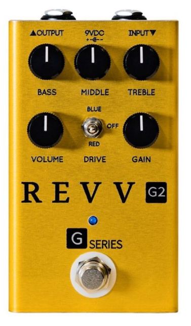 Revv G2 Limited Gold Pedal Distorsión 1