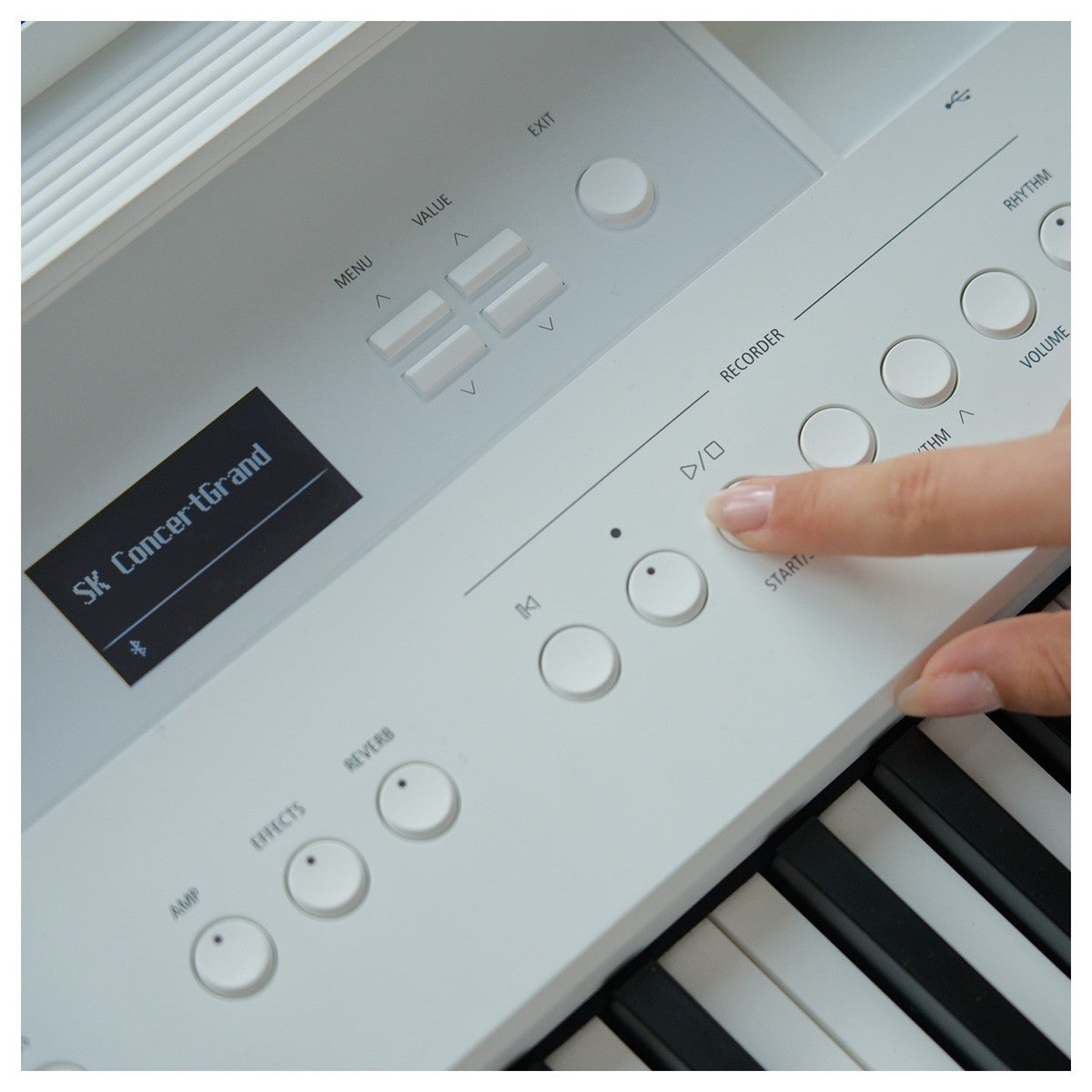 Kawai ES520WH Piano Digital Blanco 12