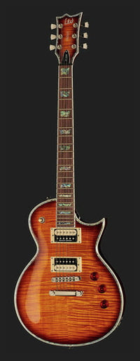 ESP LTD EC1000FM ASB Deluxe Guitarra Eléctrica Amber Sunburst 3