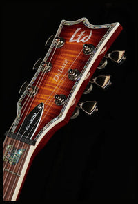 ESP LTD EC1000FM ASB Deluxe Guitarra Eléctrica Amber Sunburst 17