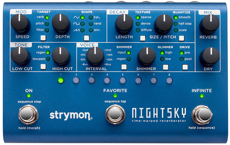 Strymon Nightsky Pedal Reverb 1