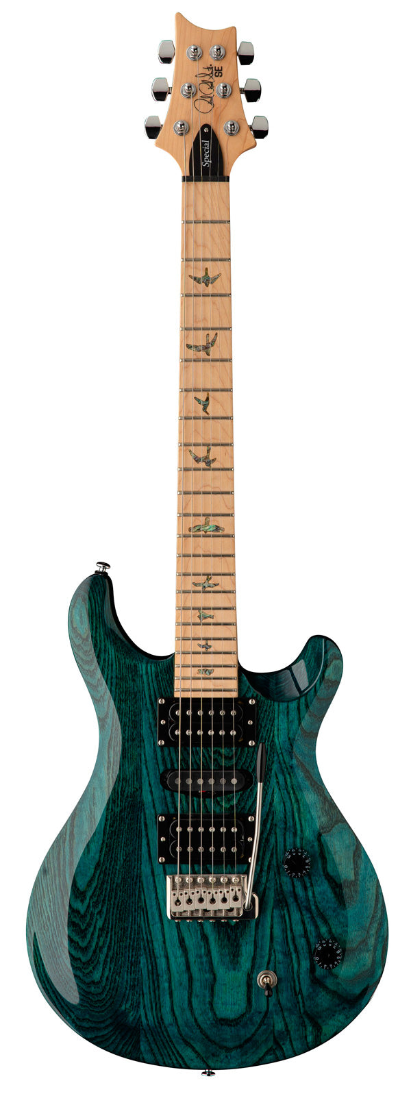 PRS SE Swamp Ash Special IBL Guitarra Eléctrica Iridescent Blue 1