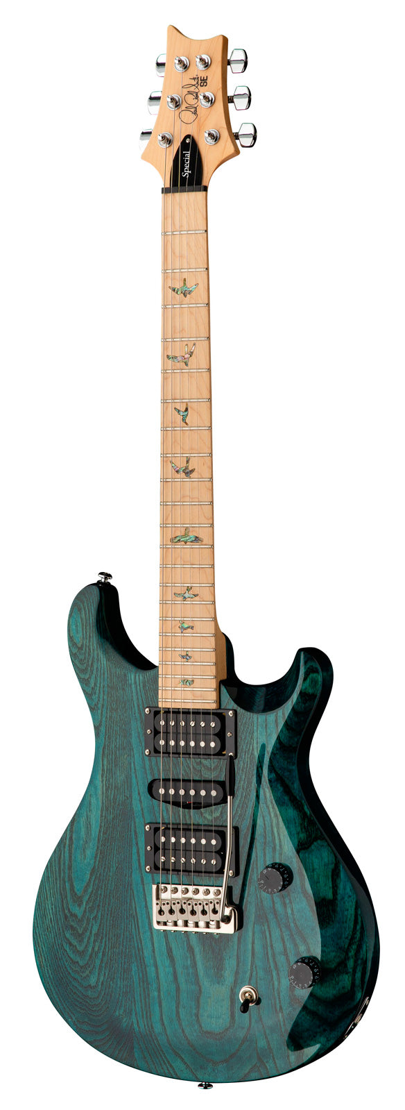 PRS SE Swamp Ash Special IBL Guitarra Eléctrica Iridescent Blue 2