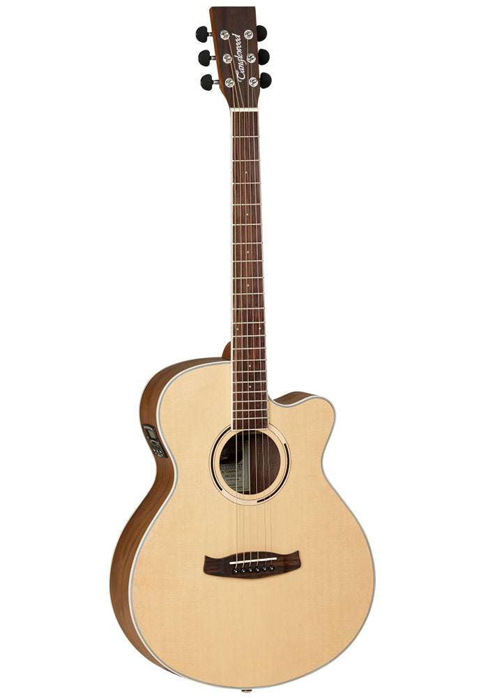 Tanglewood DBTSFCEBW Guitarra Electroacústica Super Folk Natural 1