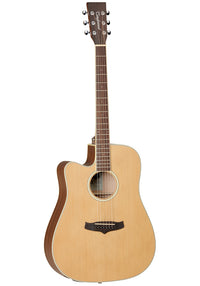 Tanglewood TW10ELH Guitarra Electroacústica Dreadnought para Zurdos Natural 1