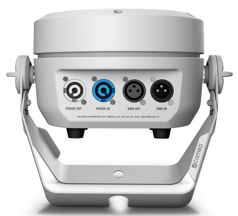 Cameo Root Par6 WH Foco Par 6 Led RGBAW + UV de 12W Blanco 3