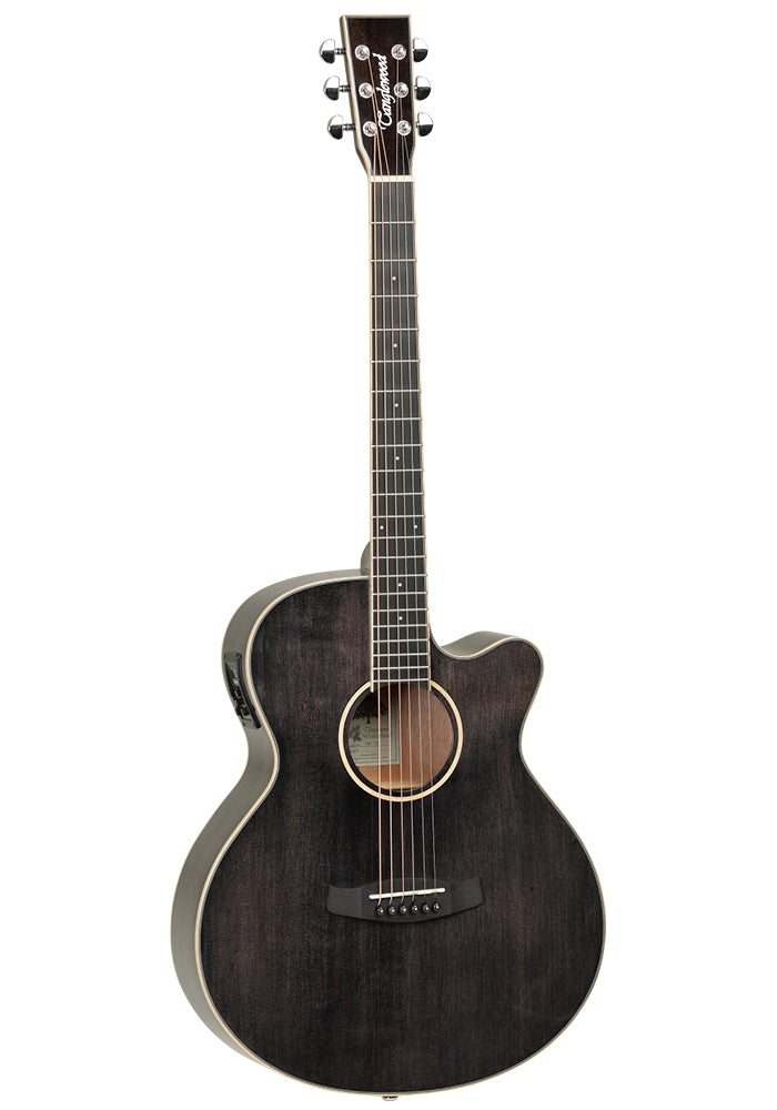 Tanglewood TW4E BS Guitarra Electroacústica Super Folk Black Shadow 1