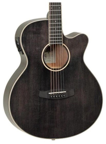 Tanglewood TW4E BS Guitarra Electroacústica Super Folk Black Shadow 3