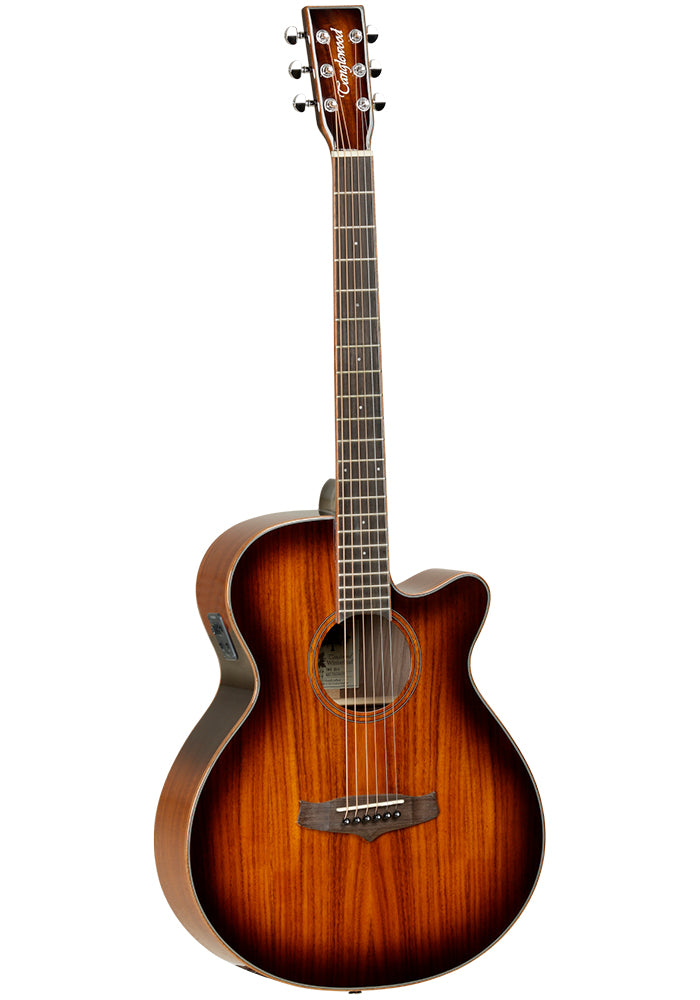 Tanglewood TW4E Koa Guitarra Electroacústica Super Folk Autumn Burst 1