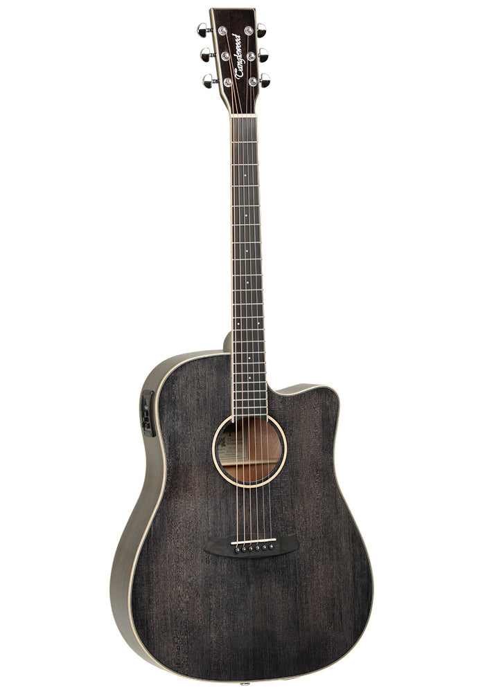 Tanglewood TW5E BS Guitarra Electroacústica Dreadnought Black Shadow. 1