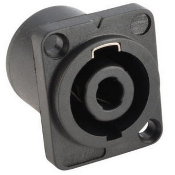 Adam Hall K4PSM4BLK Conector Speakon 4 Pins Negro 1