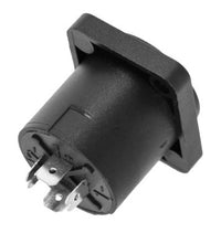 Adam Hall K4PSM4BLK Conector Speakon 4 Pins Negro 4