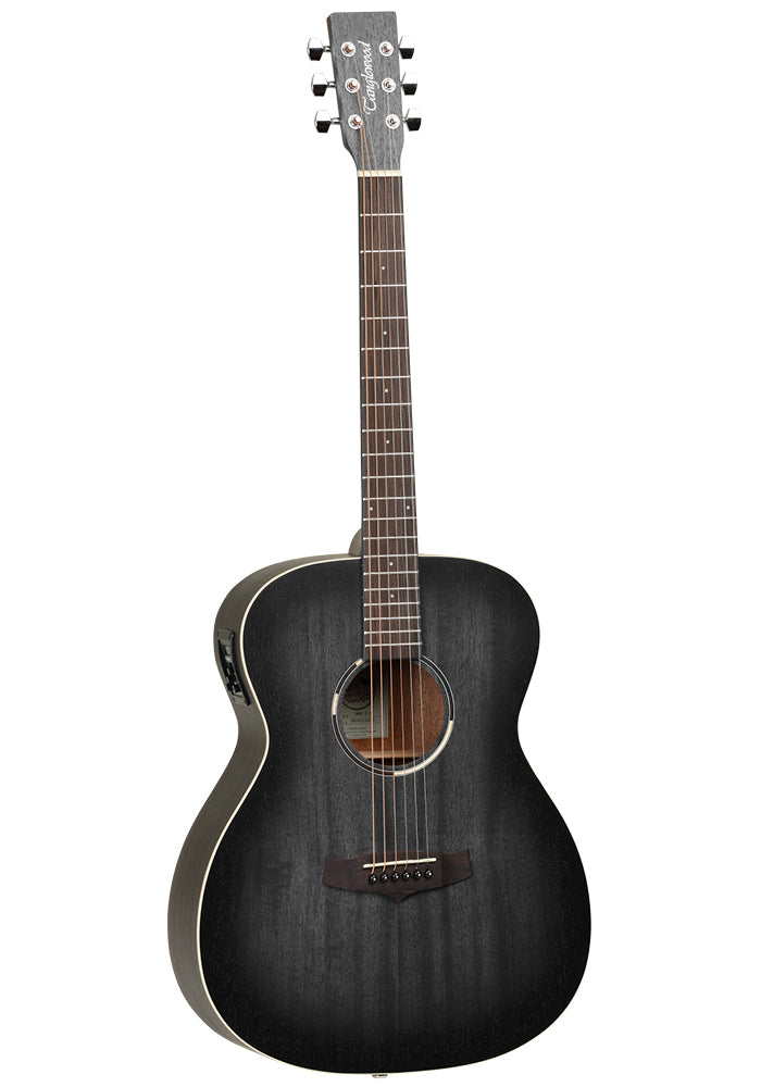 Tanglewood TWBBOE Blackbird Guitarra Electroacústica Orquesta Smokestack Black Satin 1