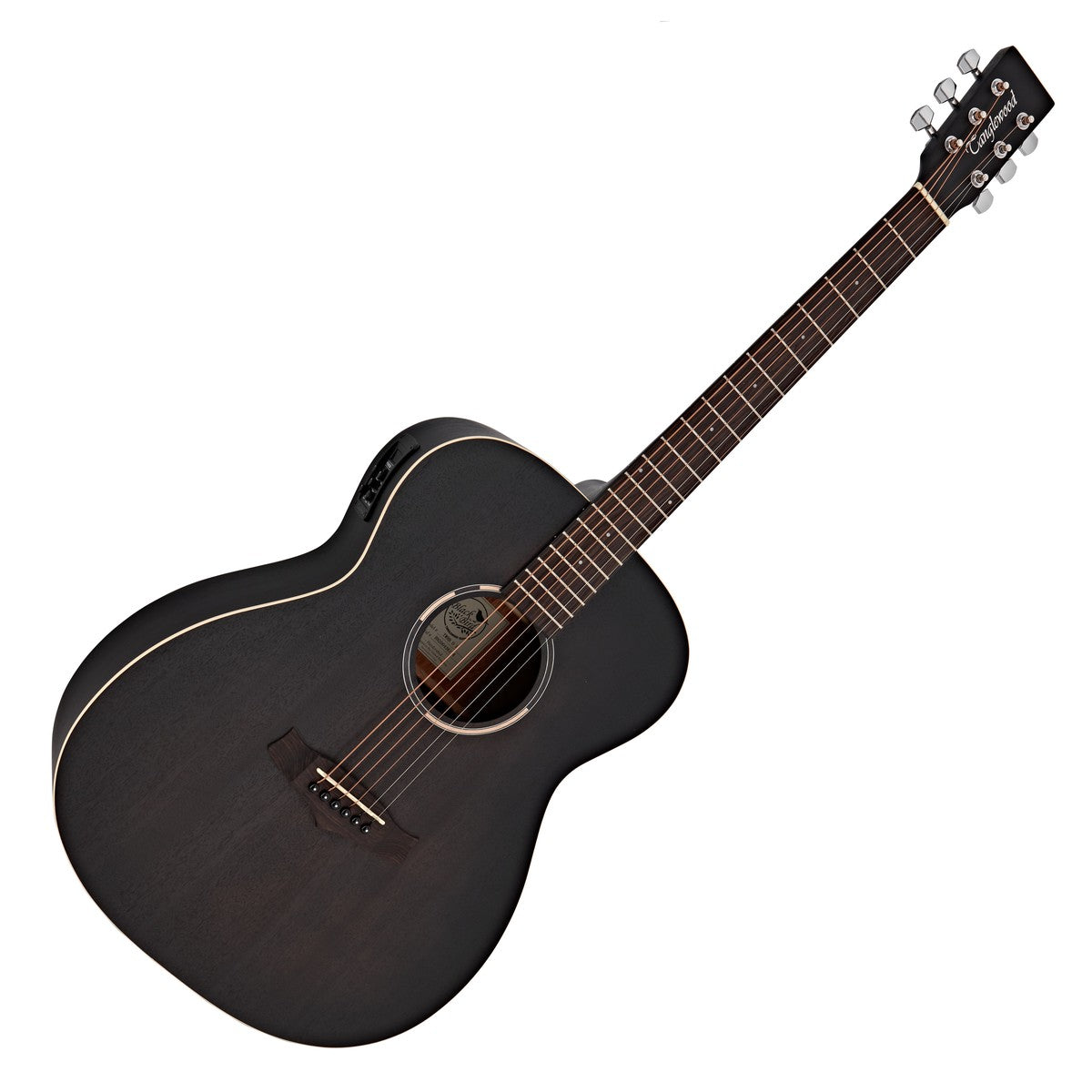 Tanglewood TWBBOE Blackbird Guitarra Electroacústica Orquesta Smokestack Black Satin 9