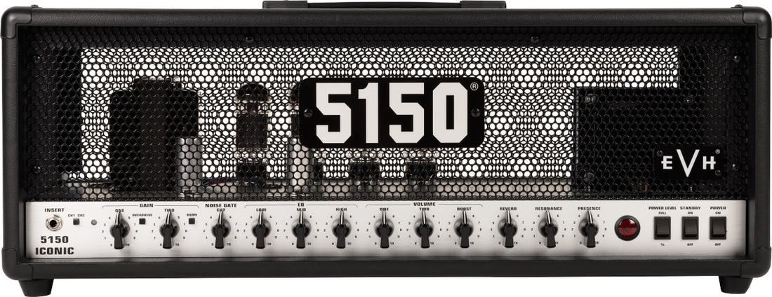 EVH 5150 Head BLK Iconic Series Amplificador Cabezal Guitarra 80W Negro 1