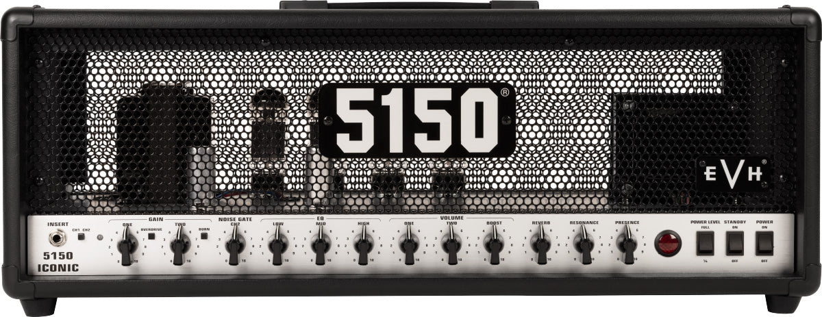 EVH 5150 Head BLK Iconic Series Amplificador Cabezal Guitarra 80W Negro 1