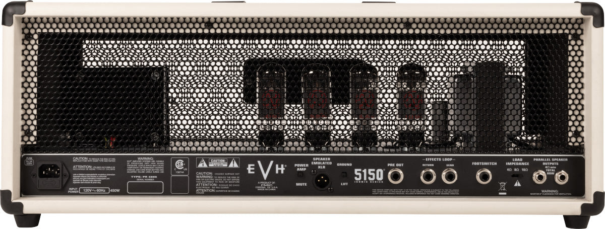 EVH 5150 Head IV Iconic Series Amplificador Cabezal Guitarra 80W Marfil 3