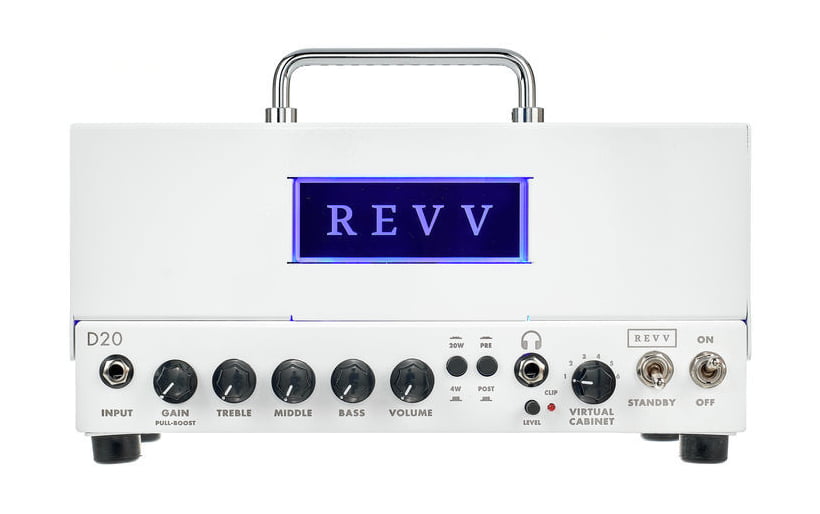 Revv D20WH Amplificador Cabezal Guitarra Blanco 1