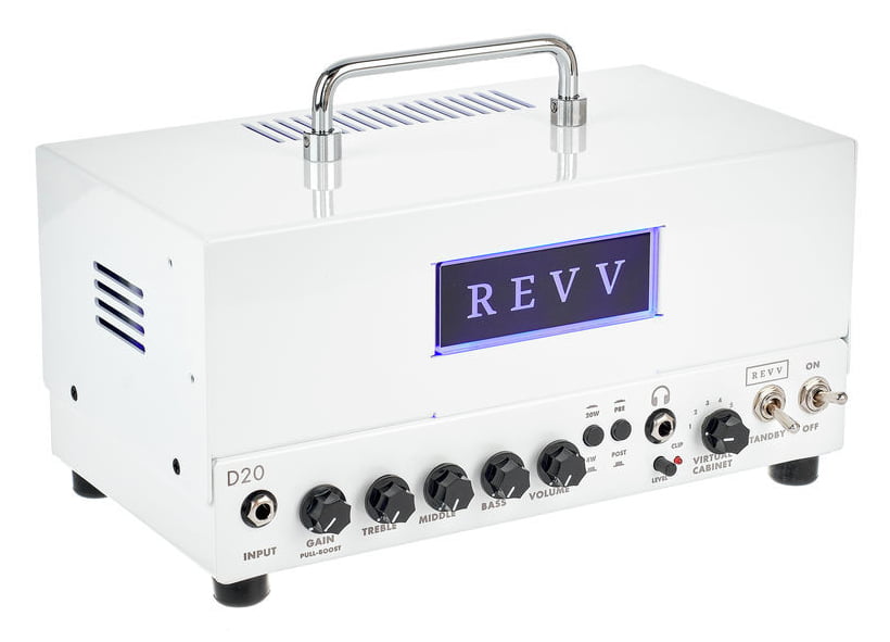 Revv D20WH Amplificador Cabezal Guitarra Blanco 2