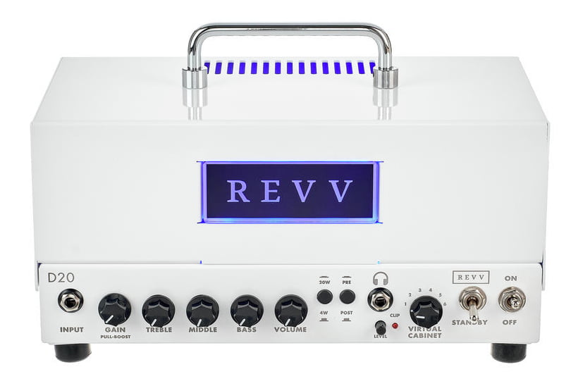 Revv D20WH Amplificador Cabezal Guitarra Blanco 4