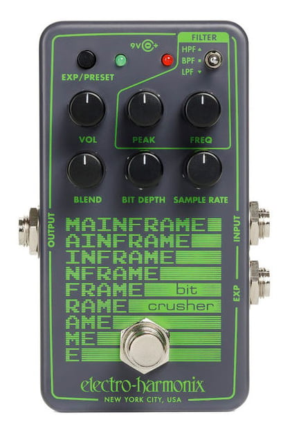 Electro Harmonix Mainframe Bit Crusher Pedal 1