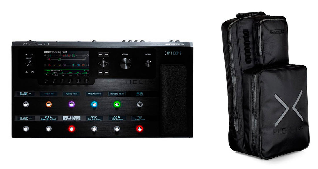 Line 6 -Pack- Helix Pedalera Multiefectos Guitarra + Funda Backpack 1