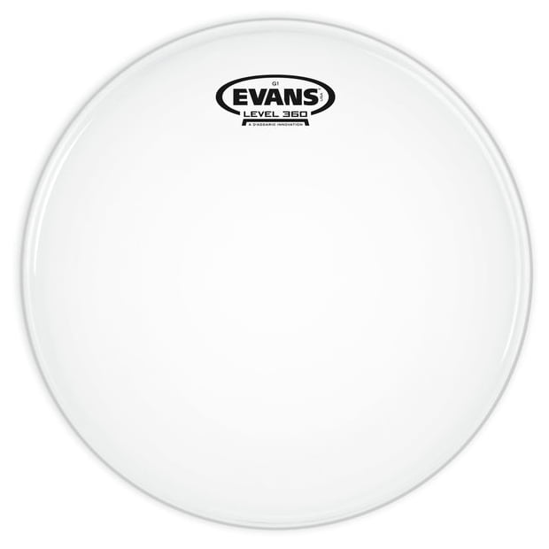 Evans B14G1 Coated Blanco Rugoso Parche 14 Pulgadas 1