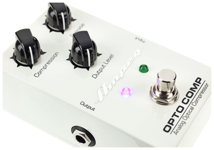 Ampeg Optocomp Pedal Compresor Optico Analógico para Bajo 9