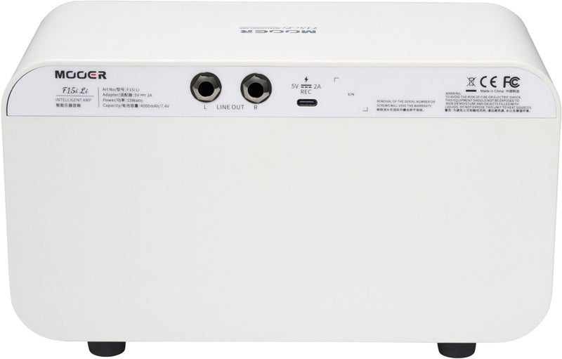 Mooer F15I LI SW Amplificador Guitarra Snowfall White 4