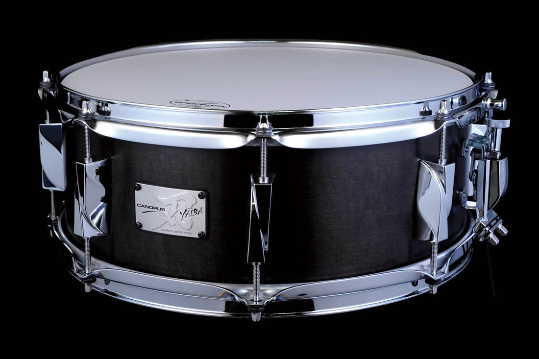 Canopus JSM-1455 ANT EB Matt Yaiba II Maple Caja Batería 14X5.5 Antique Ebony Matte 1