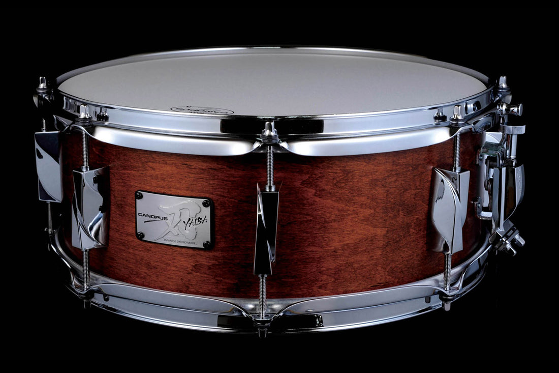 Canopus JSM-1455 ANT BR Matt Yaiba II Maple Caja Batería 14X5.5 Antique Brown Matte 1