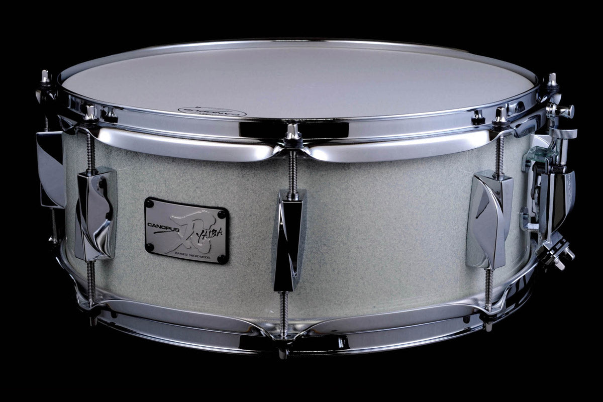 Canopus JSB-1455 IWHSPKL Yaiba II Birch Caja Batería Abedul 14X5.5 Ice White Sparkle 1