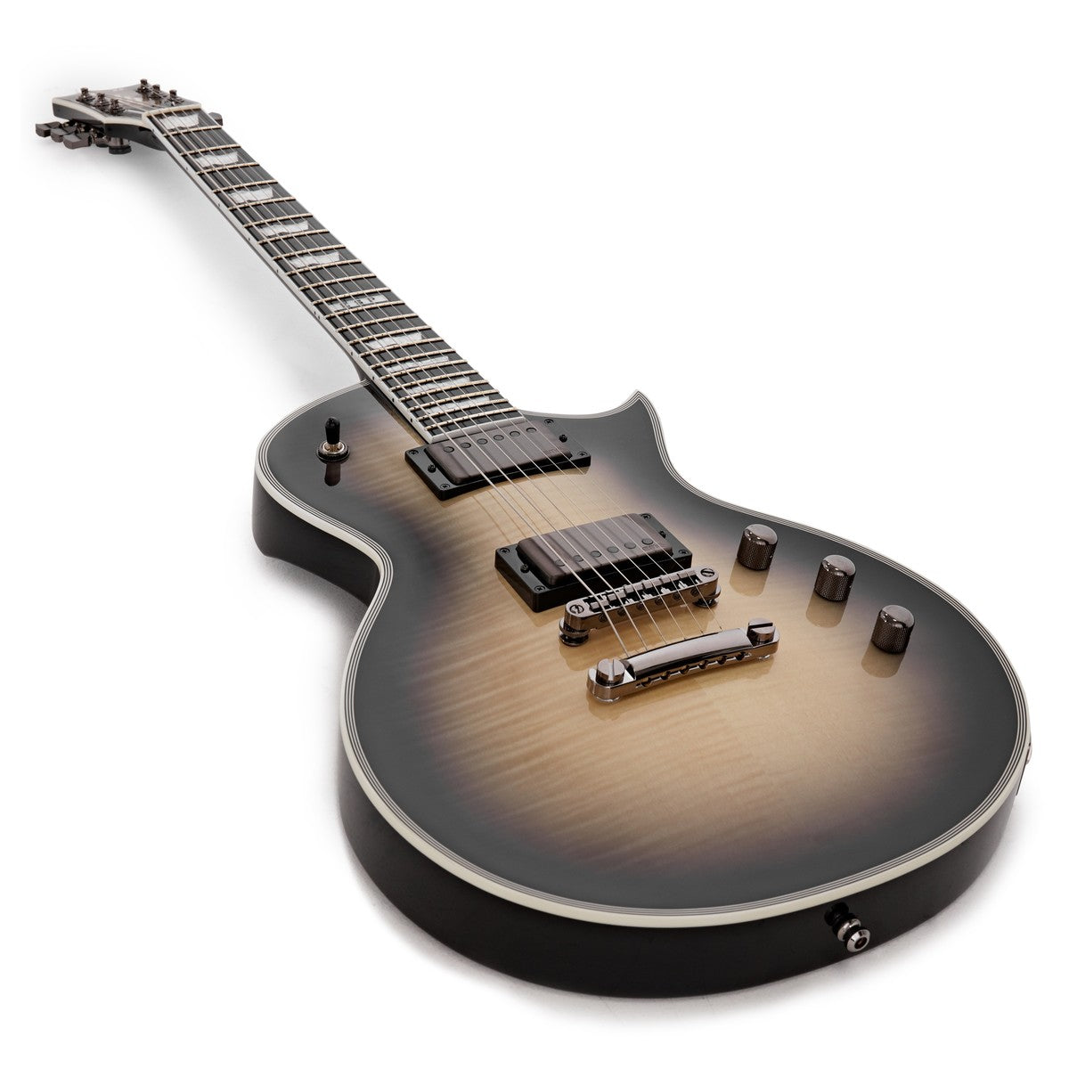 ESP E-II Eclipse BNB Full Thickness Guitarra Eléctrica Black Natural Burst 5