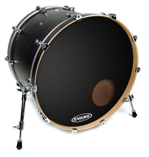 Evans BD18RB EQ3 Resonant BLK Orificio Parche 18 Pulgadas 2